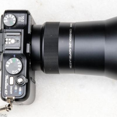 Canon Powershot G7 Mit Telekonverter