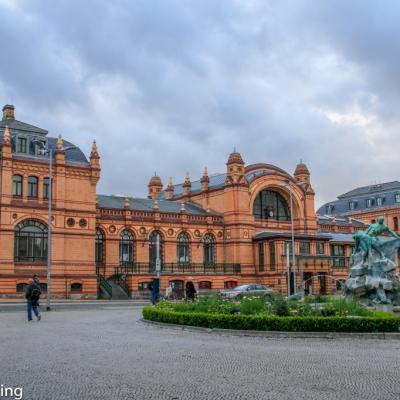 Hauptbahnhof Von Schwerin 1890 Gebaut