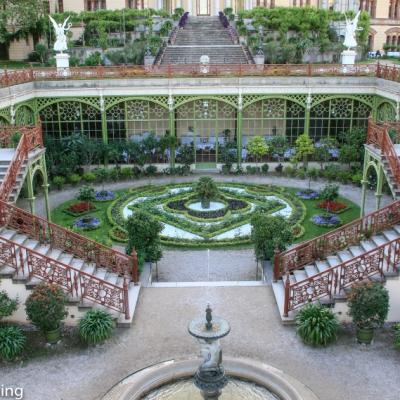 Kolonnaden Mit Orangerie Und Restaurant Des Schweriner Schlosses