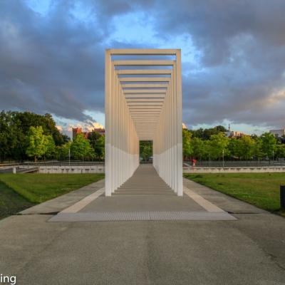 Schwimmende Wiese Gelande Der Bundesgartenschau 2009